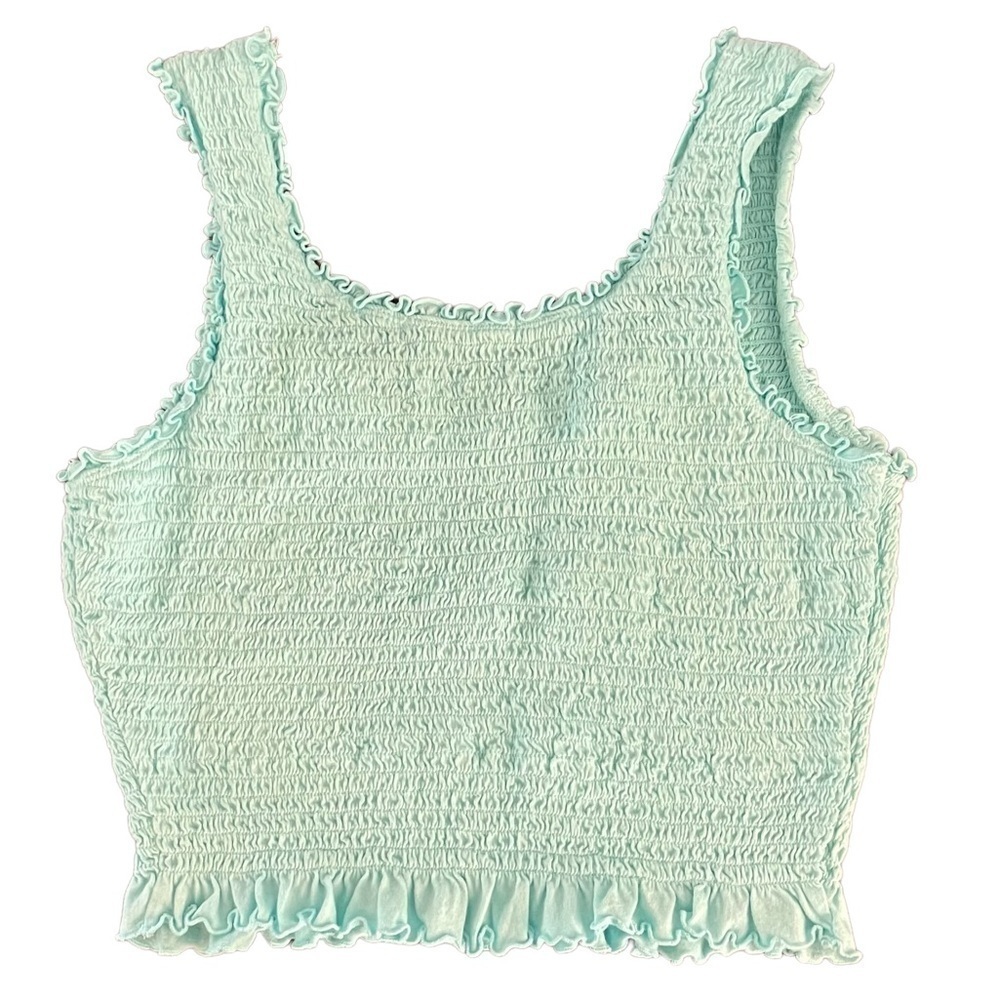 Anthropologie Floreat Smocked Ruffle Tank, Size S - Picture 6 of 6